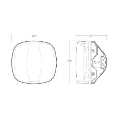 RIGID Industries - RIGID Industries RIGID Light Cover for Adapt XE, Clear, Single 300421 - Image 12