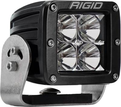 RIGID Industries RIGID D-Series PRO LED Light, Flood Optic, Heavy Duty, Black Housing, Single 221113