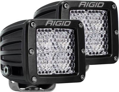 RIGID Industries RIGID D-Series PRO LED Light, Diffused Lens, Surface Mount, Pair 202513