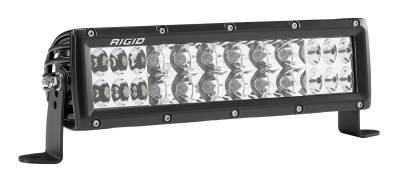 RIGID Industries RIGID E-Series PRO LED Light, Spot/Driving Optic Combo, 10 Inch, Black Housing 178313