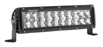 RIGID Industries RIGID E-Series PRO LED Light, Spot/Flood Optic Combo, 10 Inch, Black Housing 110313