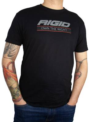 RIGID Industries RIGID T-Shirt, Own The Night, Black, Large 1059