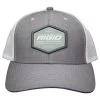 RIGID Industries RIGID Custom Snapback Trucker Hat, Grey With White Mesh Back 1049