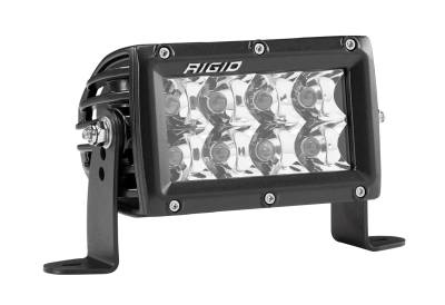 RIGID Industries RIGID E-Series PRO LED Light, Spot Optic, 4 Inch, Black Housing 104213