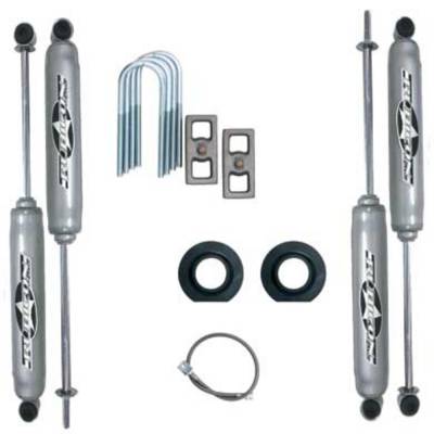 Rubicon Express - Rubicon Express 2 Inch Economy Lift Kit With Rear Blocks And U-Bolts And Twin Tube Shocks RE6165