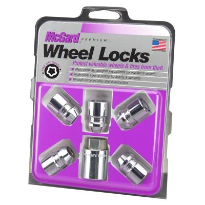 McGard - McGard Cone Seat Exposed Style Wheel Locks-Chrome-5 Lock Set 24557 - Image 2