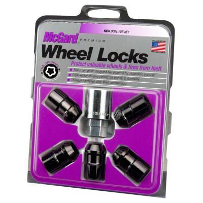 McGard - McGard Cone Seat Exposed Style Wheel Locks-Black-5 Lock Set 24548 - Image 2