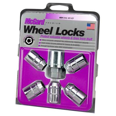 McGard - McGard Cone Seat Exposed Style Wheel Locks-Chrome-5 Lock Set 24538 - Image 2