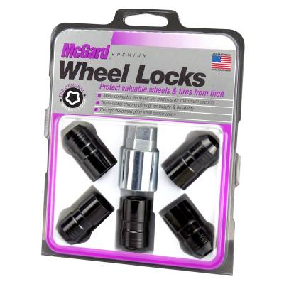McGard - McGard Cone Seat Exposed Style Wheel Locks-Black-5 Lock Set 24516 - Image 2