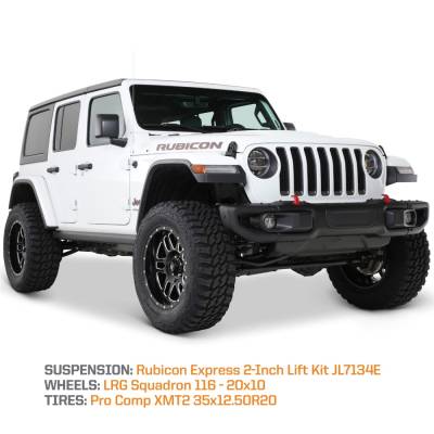 Rubicon Express - Rubicon Express 2.0 Spacer Leveling Kit JL 2/4Dr Shock Extenstions JL7134E - Image 17