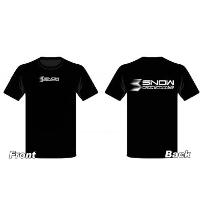 Snow Performance SNOW T-shirt Black W/white Logo 2X SNO-19110XXL