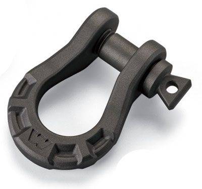 Warn 3/4 Inch Shackle With 7/8 Inch Pin 18000 LB and Under Forged Steel Single 92093