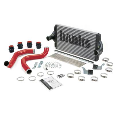 Intercooler System W/Boost Tubes Large Aluminum 99.5-03 Ford 7.3L Banks Power