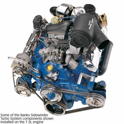 Banks Power - Sidewinder Turbo System Wastegated 89-93 Ford 7.3L Truck E4OD Automatic Transmission Banks Power - Image 3