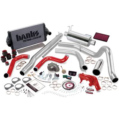 PowerPack Bundle Complete Power System W/Single Exit Exhaust Chrome Tip 99 Ford 7.3L F250/F350 Manual Transmission Banks Power