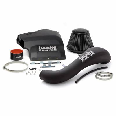 Ram-Air Cold-Air Intake System Dry Filter 11-14 Ford F-150 5.0L Banks Power