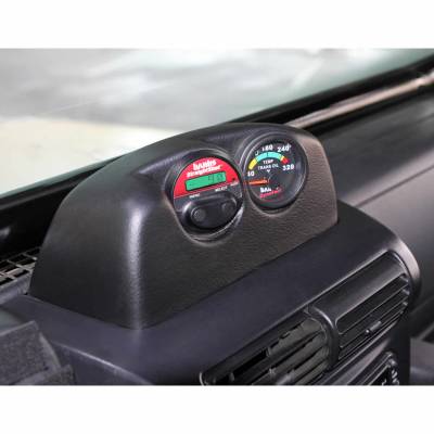 Banks Power - Dash Mount Gauge Pod 2 Gauge 1996-2007 Jeep Wrangler TJ Black Banks Power - Image 2
