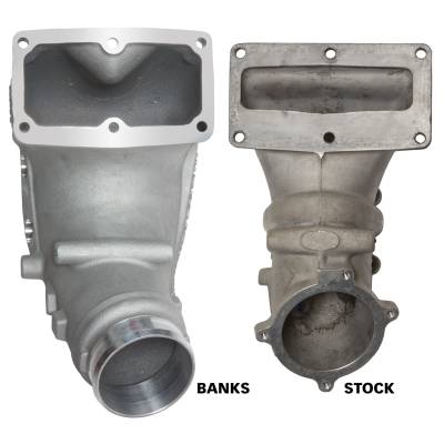 Banks Power - Monster-Ram Intake Elbow Kit W/Fuel Line 3.5 Inch Natural 07.5-18 Dodge/Ram 2500/3500 6.7L Banks Power - Image 2
