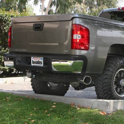 Banks Power - Monster Exhaust System Single Exit Chrome Tip 07-10 Chevy 6.6L LMM ECSB-CCLB to Banks Power - Image 3