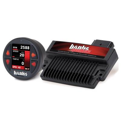 Banks SpeedBrake with Banks iDash 1.8 Super Gauge for use with 2006-2007 Chevy 6.6L LLY-LBZ Banks Power