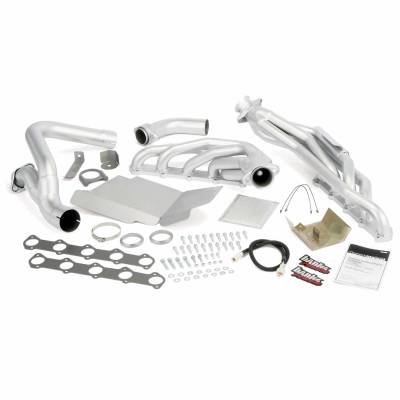 Torque Tube Exhaust Header System Ford 6.8L Truck/Excursion No EGR Late Catalytic Converter Banks Power