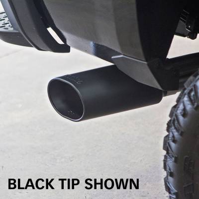 Banks Power - Monster Exhaust System 4-inch Single Exit Black Tip 17-18 Chevy 6.6L L5P from Banks Power - Image 3