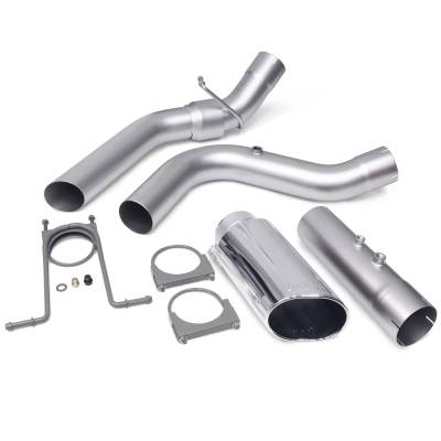 Banks Power - Monster Exhaust System 4-inch Single Exit Chrome Tip 17-18 Chevy 6.6L L5P from Banks Power - Image 2