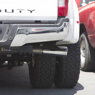 Banks Power - Monster Exhaust System Single Exit Chrome Ob Round Tip 2017-Pres Ford Super Duty 6.7L Diesel Banks Power - Image 2