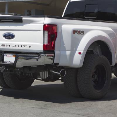 Banks Power - Monster Exhaust System Single Exit Chrome Ob Round Tip 2017-Pres Ford Super Duty 6.7L Diesel Banks Power - Image 4