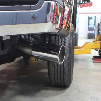 Banks Power - Monster Exhaust System 5-inch Single Exit Chrome Tip 2017-Present Ford F250/F350/F450 6.7L Banks Power - Image 4