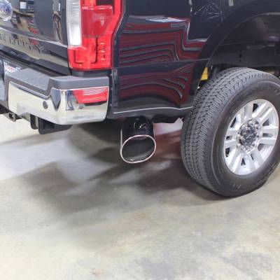 Banks Power - Monster Exhaust System 5-inch Single Exit Chrome Tip 2017-Present Ford F250/F350/F450 6.7L Banks Power - Image 5