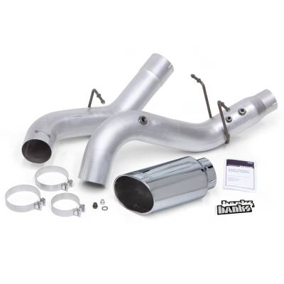 Banks Power - Monster Exhaust System 5-inch Single Exit Chrome Tip 2017-Present Chevy/GMC 2500/3500 Duramax 6.6L L5P Banks Power - Image 2