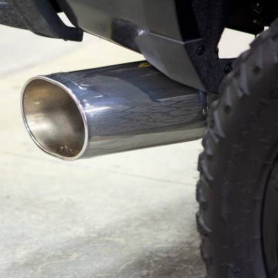 Banks Power - Monster Exhaust System 5-inch Single Exit Chrome Tip 2017-Present Chevy/GMC 2500/3500 Duramax 6.6L L5P Banks Power - Image 3