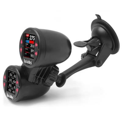 Banks Power - Dual Gauge Pod Kit 52mm Sticky Base Suction Mount iDash 1.8 and 52mm (2-1/16 inch) gauges Banks Power - Image 2