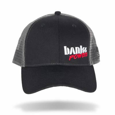 Banks Power - Power Hat Twill/Mesh Black/Gray/WhiteRed Curved Bill Snap Backstrap Banks Power - Image 2