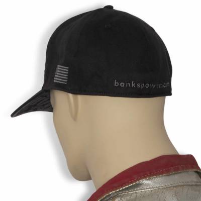 Banks Power - Power Hat Premium Fitted Black/Gray Curved Bill Flexible Fit Banks Power - Image 5