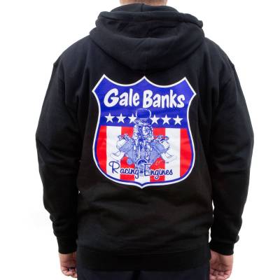 Hoodie 2XLarge Gale Banks Racing Engines Zip Hoodie Banks Power