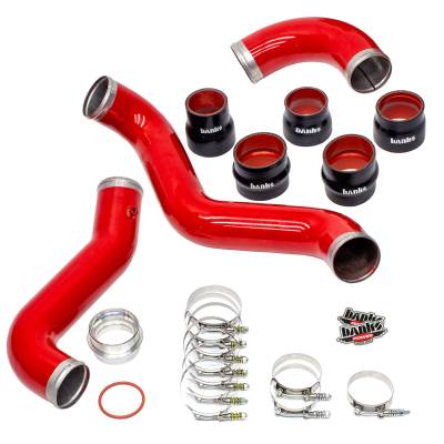 Banks Power - Boost Tube Upgrade Kit Red Powder Coated (Set) for 17-19 Chevy/GMC 2500/3500 6.6L Duramax L5P Banks Power - Image 2